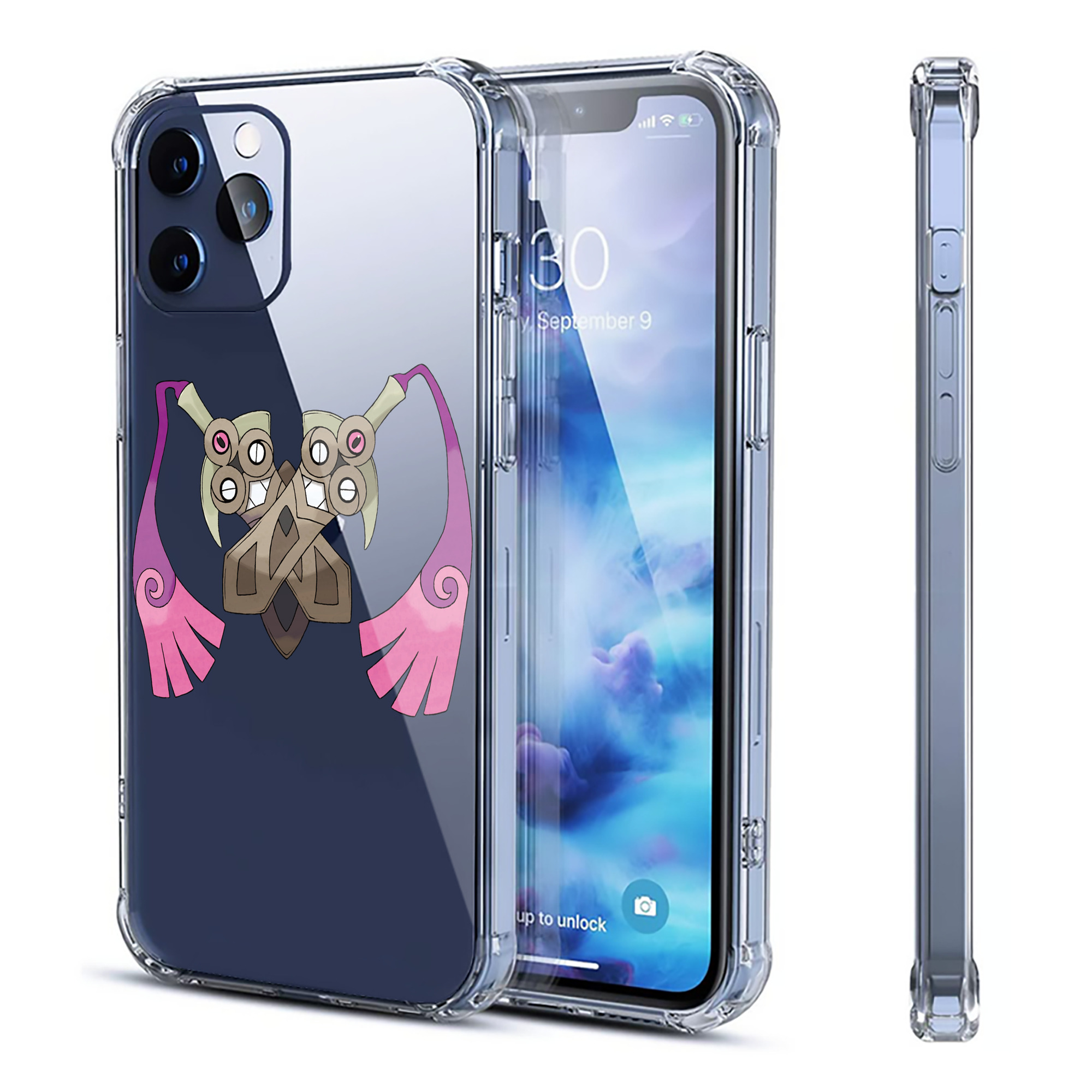 （画像用） ポケットモンスター Pokémon 【iPhone 12シリーズ対応】透明スマホケース（クリアソフトケース）